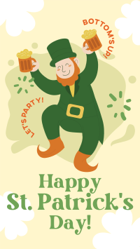 Saint Patrick's Day Greeting Facebook Story Design