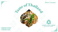 Taste of Thailand Facebook Event Cover Design
