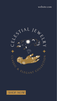 Celestial Collection Facebook Story Design