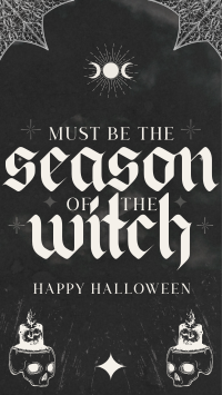 Rustic Halloween Greeting TikTok Video Image Preview