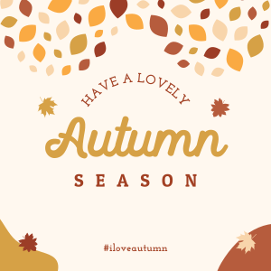 Autumn Leaf Mosaic Instagram post Image Preview
