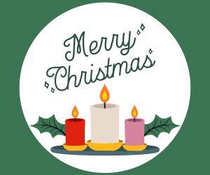 Christmas Candles Facebook post Image Preview