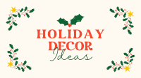Christmas Decoration Ideas Facebook event cover Image Preview