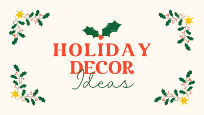 Christmas Decoration Ideas Facebook event cover