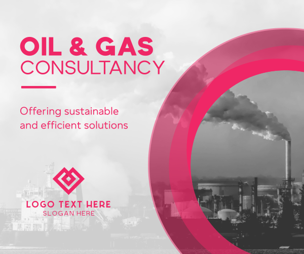 Oil and Gas Consultancy Facebook Post Design Image Preview