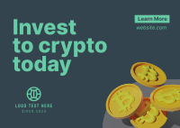 Invest to Crypto Postcard Image Preview