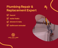 Plumbing Repair Service Facebook post Image Preview