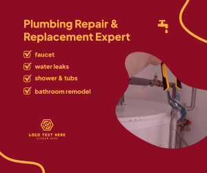 Plumbing Repair Service Facebook post Image Preview