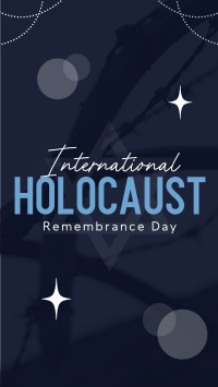 Holocaust Memorial Day Instagram Story Design