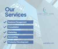 Corporate Services Facebook Post Design