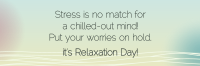 Wavy Relaxation Day Twitter Header Image Preview