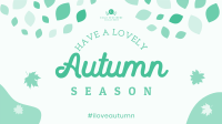 Autumn Leaf Mosaic Facebook Event Cover Design