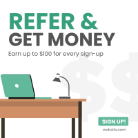 Refer And Get Money Instagram post Image Preview