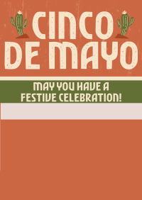 Grunge Cinco De Mayo Poster Image Preview