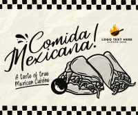 Comida Mexicana Facebook Post Design