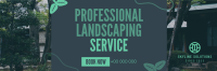 Organic Landscaping Service Twitter Header Image Preview