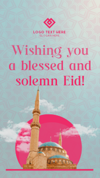 Eid Al Adha Greeting Instagram Story Design