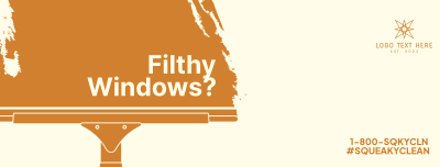 Filthy Window Cleaner Facebook cover Image Preview