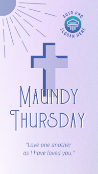 Holy Week Maundy Thursday Instagram story Image Preview
