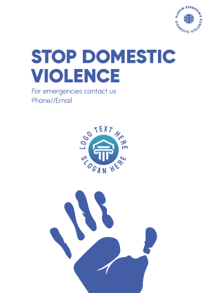 Stop Domestic Violence Flyer Image Preview