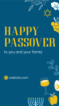 Happy Passover Facebook Story Design