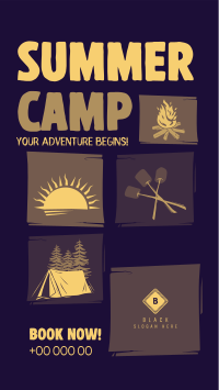 Sunny Hills Camp Facebook Story Design