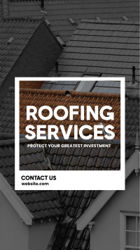 Roofing Service Investment TikTok Video Preview