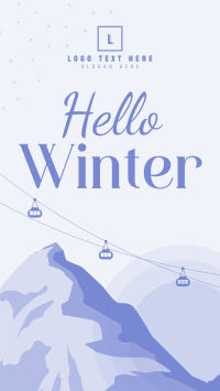 Winter Morning Facebook Story Design