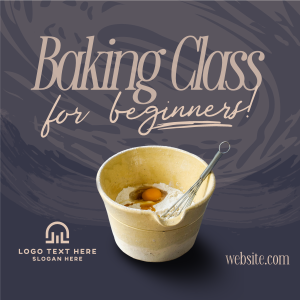 Beginner Baking Class Instagram post Image Preview