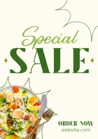 Salad Special Sale Poster Design