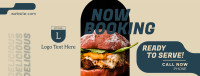 Now Booking Facebook cover Image Preview