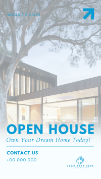 Modern Open House Today YouTube short Image Preview