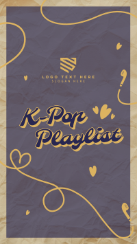 K-Pop Playlist TikTok video Image Preview