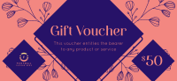 Luxury Diamond Badge  Gift Certificate Design