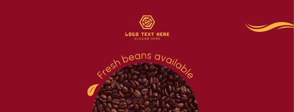 Coffee Beans Facebook Cover Design Image Preview