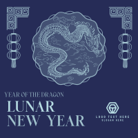 Pendant Lunar New Year Instagram post Image Preview