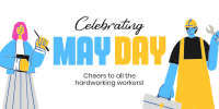 Celebrating May Day Twitter post Image Preview