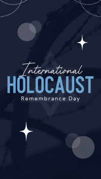 Holocaust Memorial Day TikTok Video Design