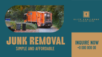 Garbage Removal Service Facebook Event Cover Design