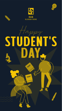 Student Geometric Day Facebook story Image Preview