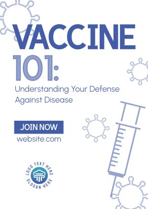 Health Vaccine Webinar Flyer Image Preview