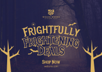 Halloween Promo Deals Postcard Image Preview