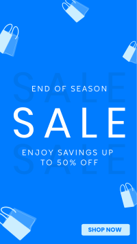 Minimalist End of Season Sale Instagram reel Image Preview