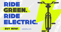 Green Ride E-bike Facebook ad Image Preview