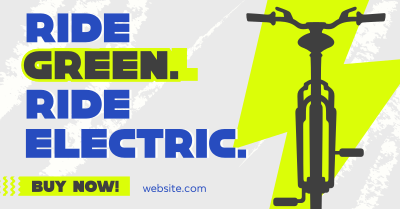 Green Ride E-bike Facebook ad Image Preview