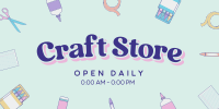 Kawaii Craft Shop Twitter post Image Preview