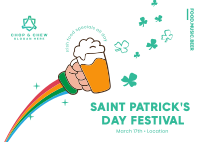 Saint Patrick's Fest Postcard Design