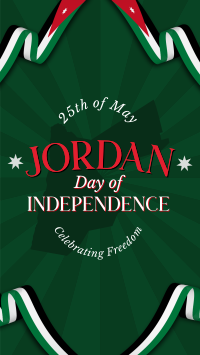 Independence Day Jordan Facebook story Image Preview