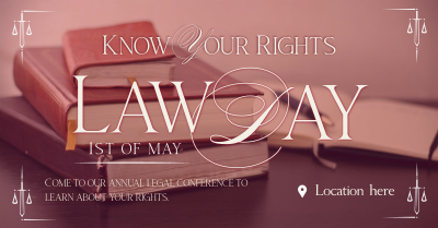 Law Day Greeting Facebook ad Image Preview