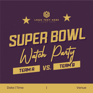 Watch Live Super Bowl Instagram post Image Preview